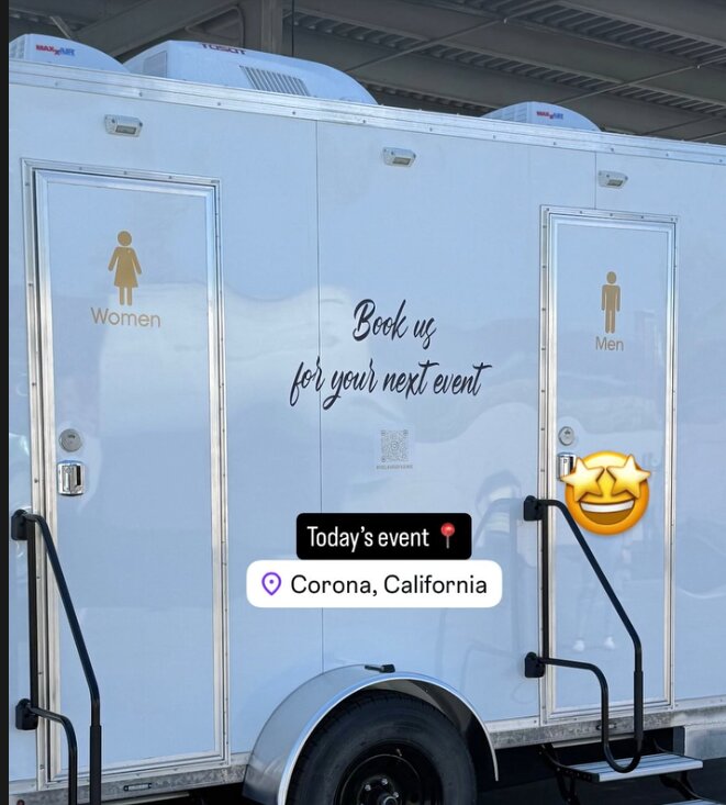 The Lavatory Lounge at a wedding in Corona, California